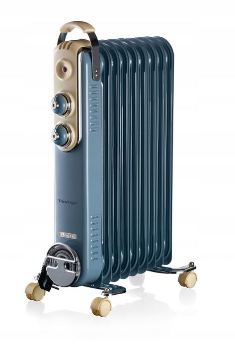 GRZEJNIK elektryczny olejowy // 2000W // Ariete 838 Vintage Blue