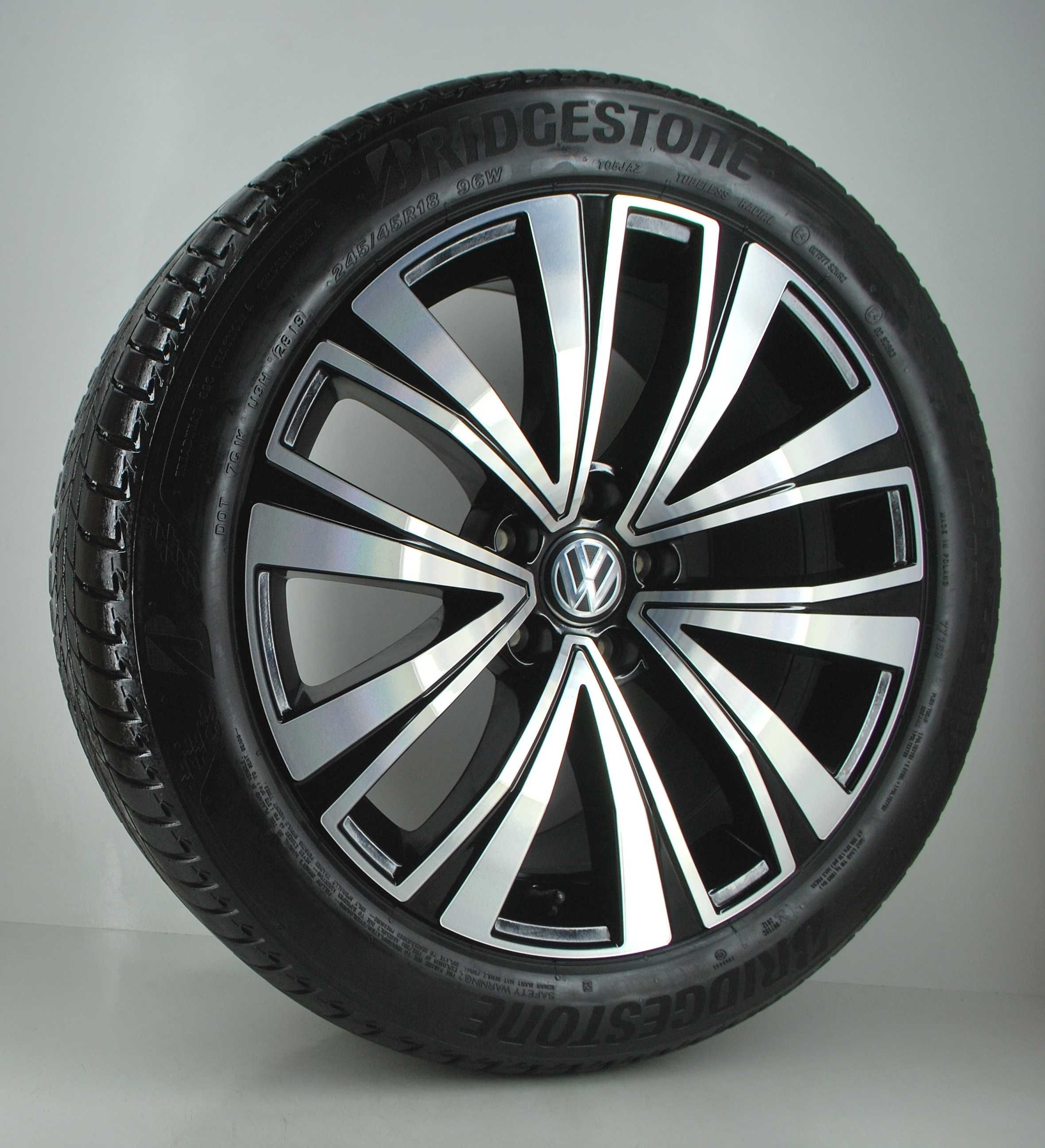 18'' 5x112 VW Koła letnie 245/45R18 BRIDGESTONE