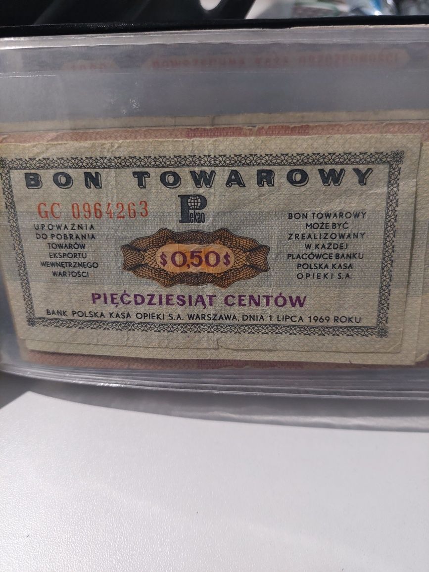 Bon towarowy 0.50 1969