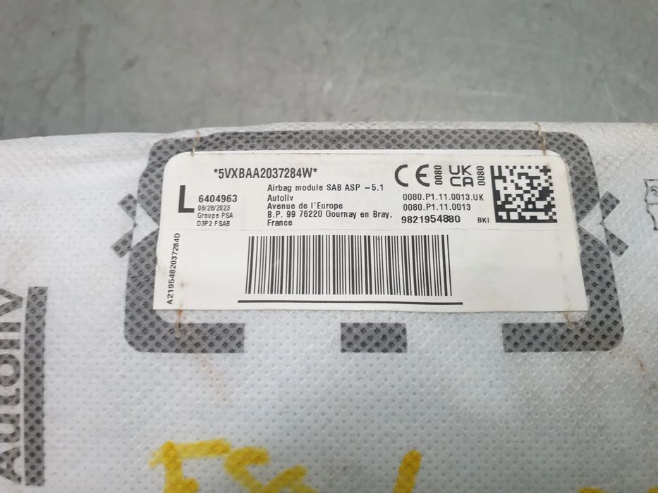 Airbag banco esquerdo PEUGEOT 2008 II (U_)