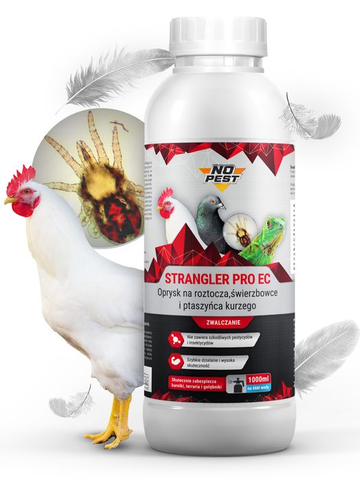 Środek płyn oprysk na roztocza wsparcie kur No Pest® Strangler Pro 1l