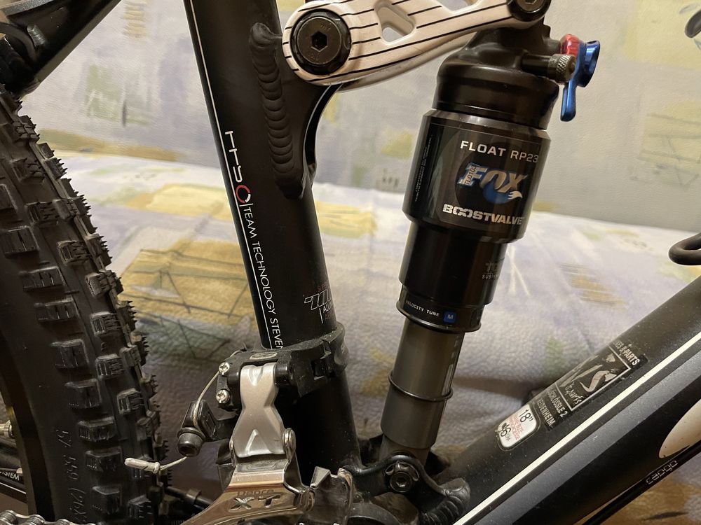 Велосипед двух подвес Stevens на Shimano Deore XT