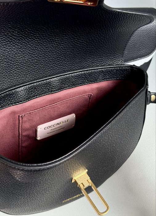 Шкіряна сумка Coccinelle BEAT SOFT оригінал чорна нова