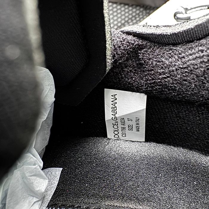 Жіночі кросівки дольче чорні Dolce & Gabanna Space black Premium