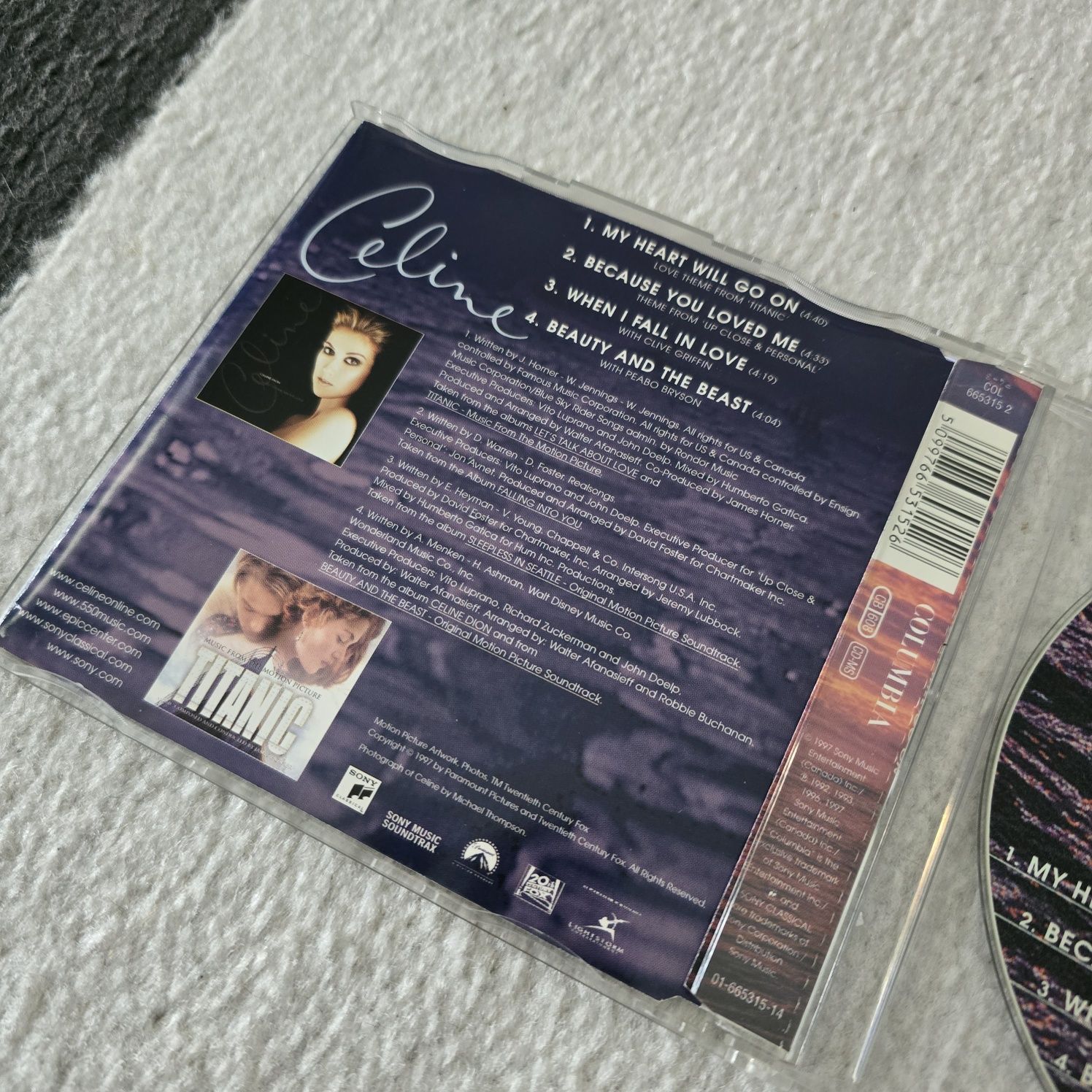 CD Celine Dion my heart will go on