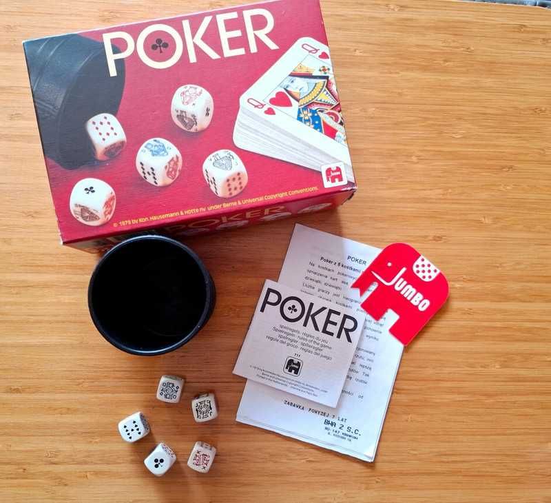 Jumbo Poker kości do gry