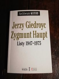 Jerzy Giedroyc Zygmunt Haupt Listy 1947/1975 Archiwum Kultury