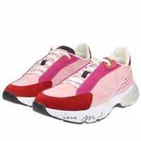 Love Moschino Sporty 50 Mix buty sportowe ze skórą sneakersy roz. 38