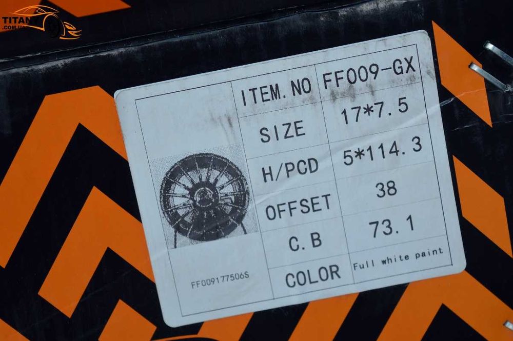 R17 5x114.3 Mitsubishi Lancer X 10 Evolution Honda Civic Accord Mazda