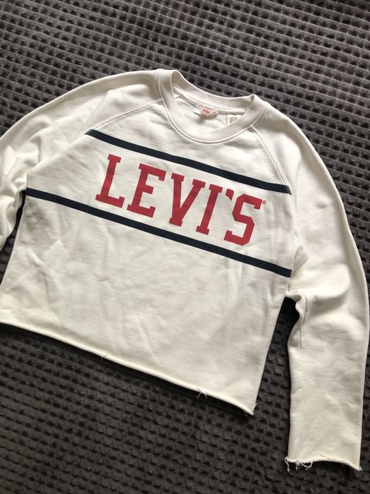 LEVI’S (M) Cropped Sweatshirt Short укороченный свитшот лонгслив кофта