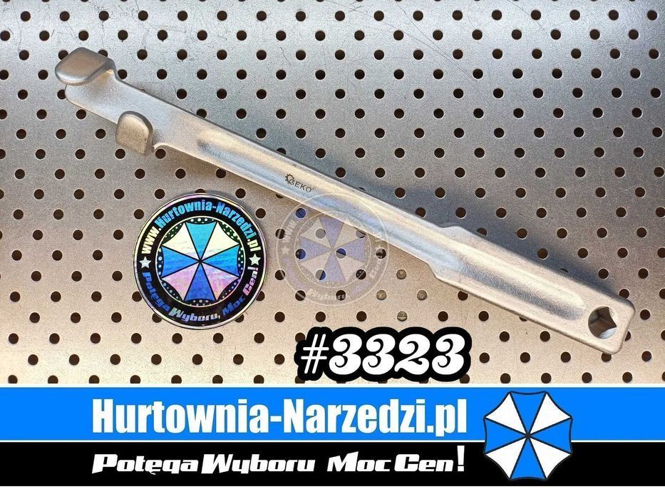 Przedłużka odgięta – uchwyt do kluczy płasko-oczkowych 34cm Cr