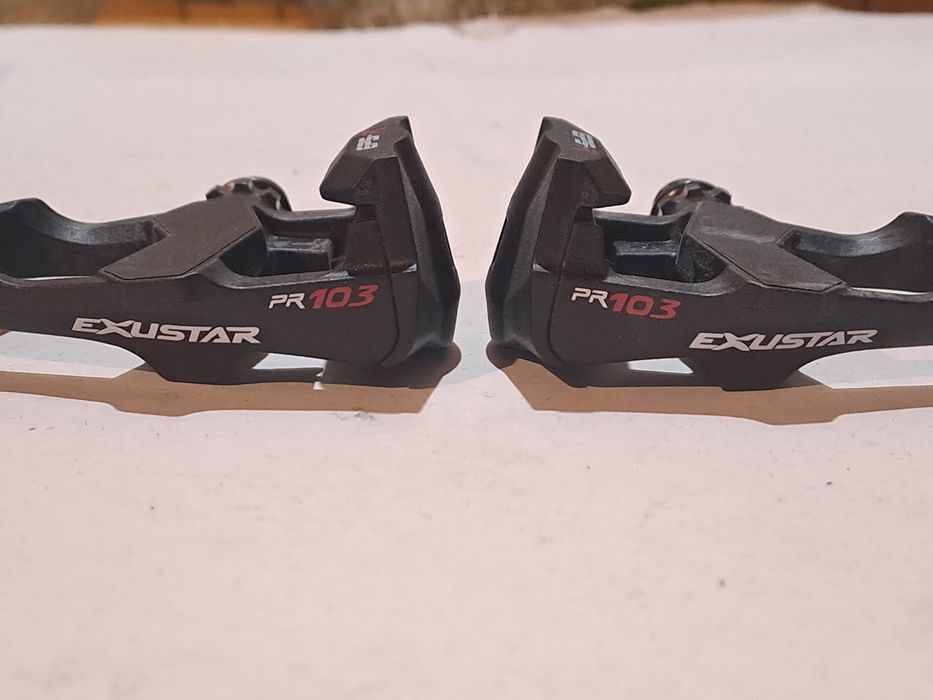 Pedały zatrzaskowe  SPD Exustar E-PR103P szosowe bloki look keo