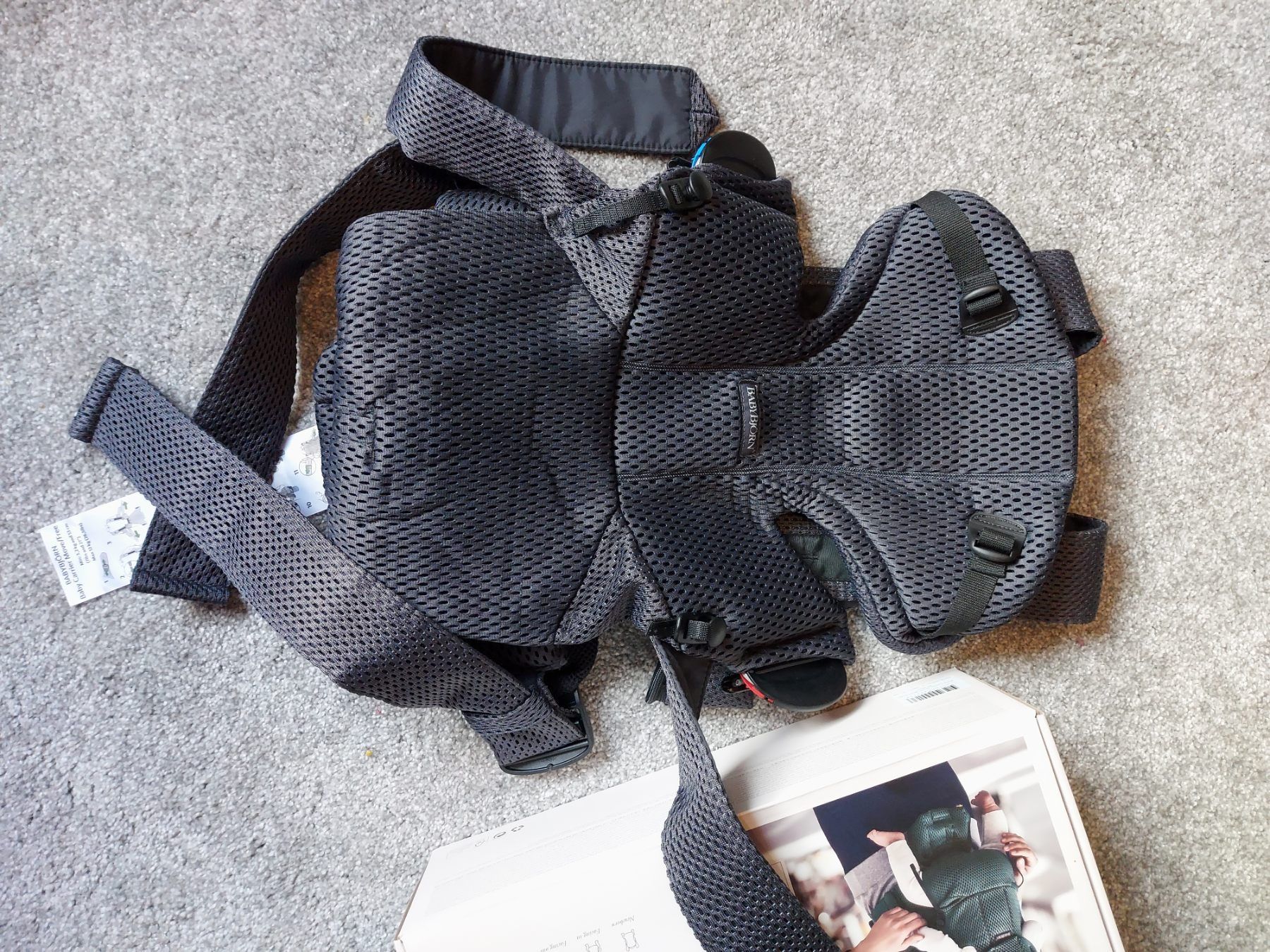 Кенгуру рюкзак переноска BabyBjorn 3D Mesh Antracite