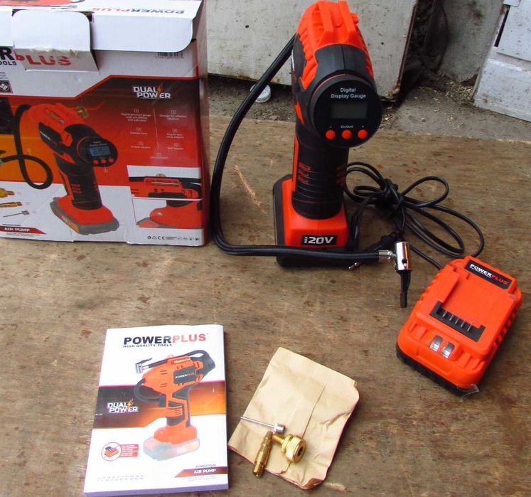 Акумуляторний компресор Powerplus powdp7020 (з Бельгії)