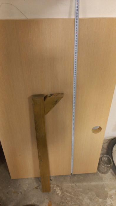 Prowizoryczny blat roboczy