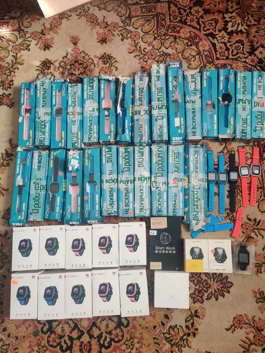 Лот смарт годинників Нові та б.у Мегалот 46 шт smart watch