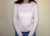 Camisola de malha rosa