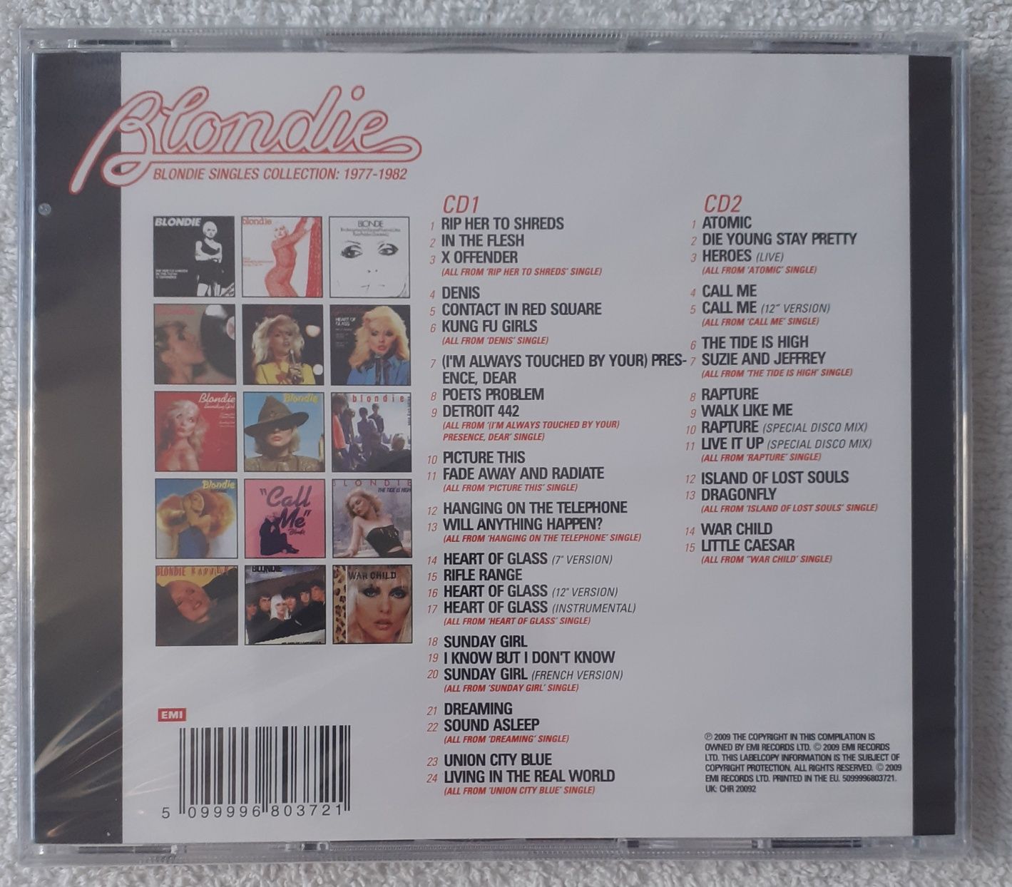 Blondie ‎– Blondie Singles Collection: 1977/1982 (2CD, Compilation)