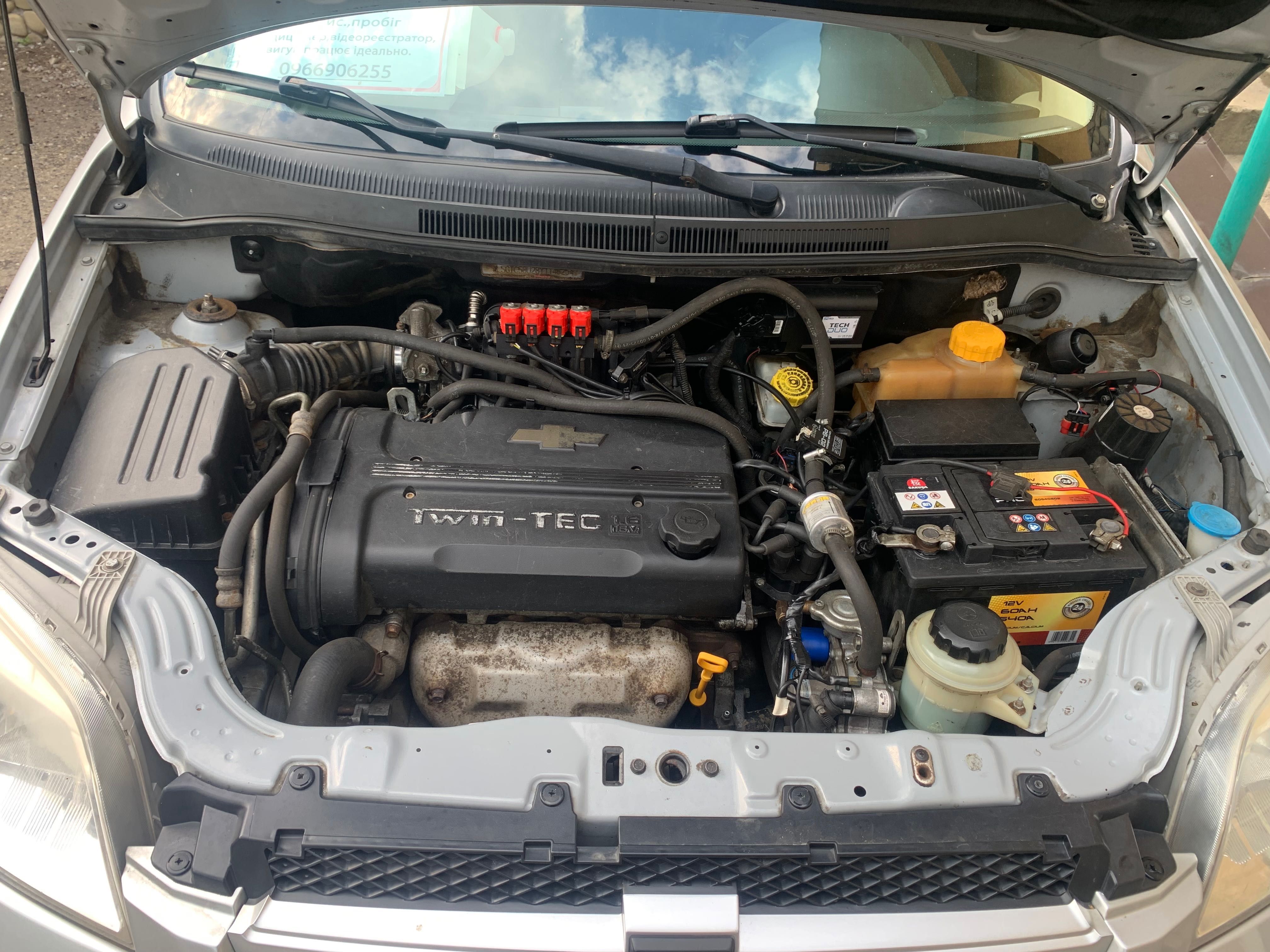 Chevrolet Aveo, 1.6 cm3, 2008 рік, ГБО, кондиціонер