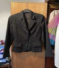 Blazer preto bordado