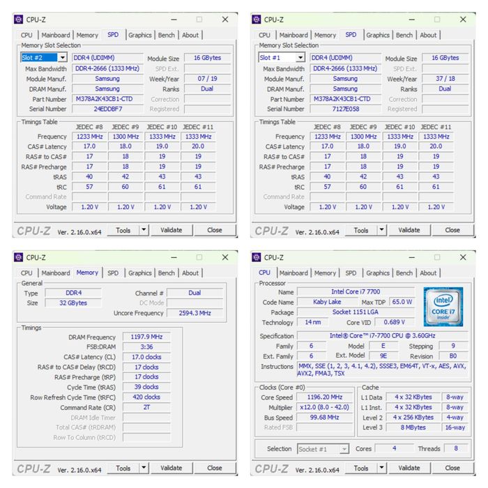 Dell precision SFF 3420 16GB i7-7700 Win11 SSD 256GB HDD 320GB