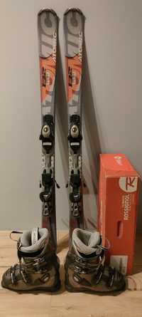 Narty 132 cm Atomic + Buty Rossignol Saphir SX 25,5 cm