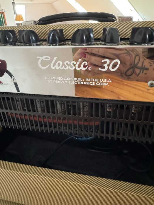 Wzmacniacz lampowy Peavey Classic 30 + kolumna 2x12
