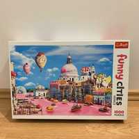 Puzzle 1000 Trefl SŁODYCZE W WENECJI Funny Cities komplet idealne