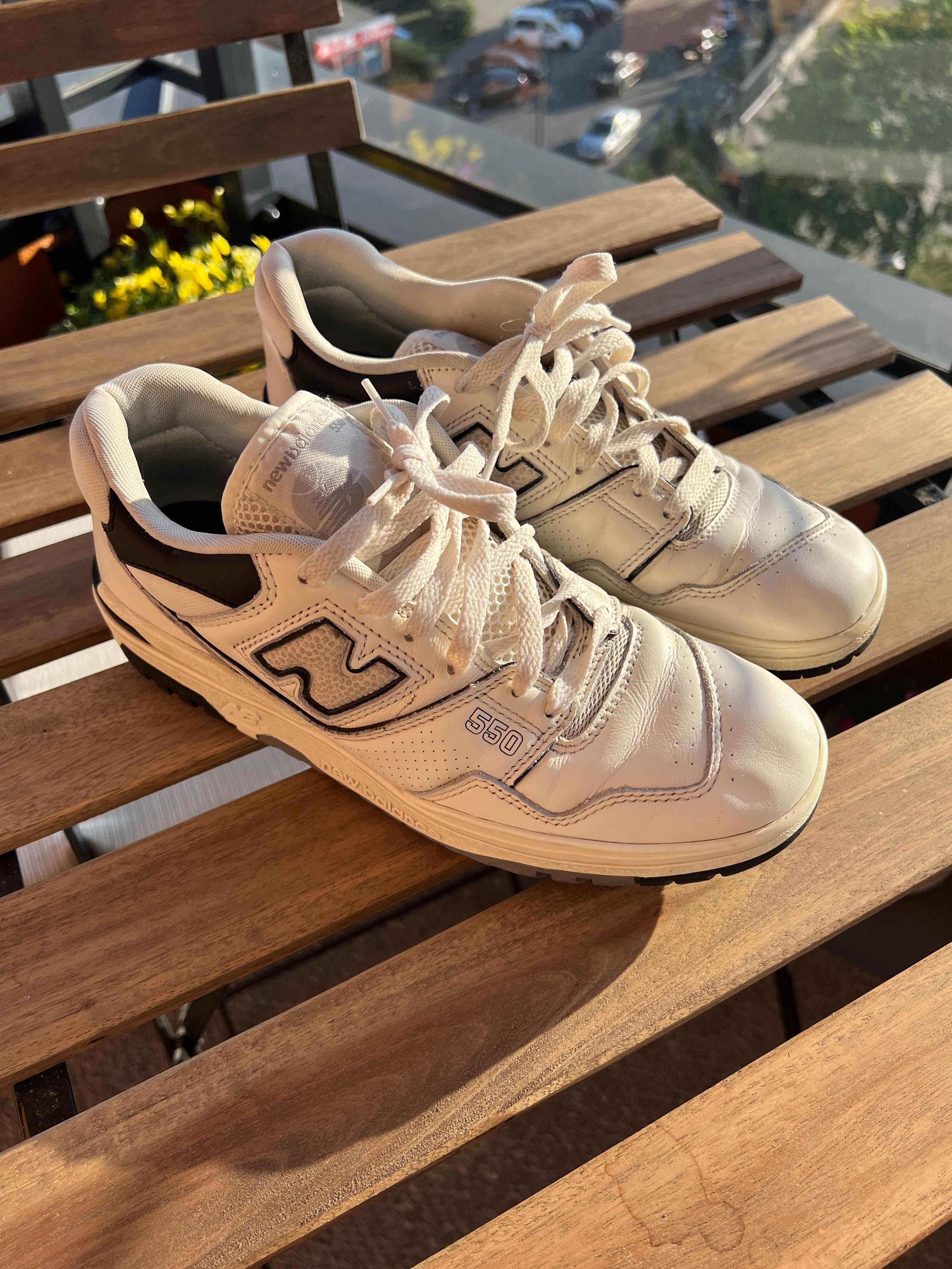 New Balance 550 Cream & Black (BB550VGB)