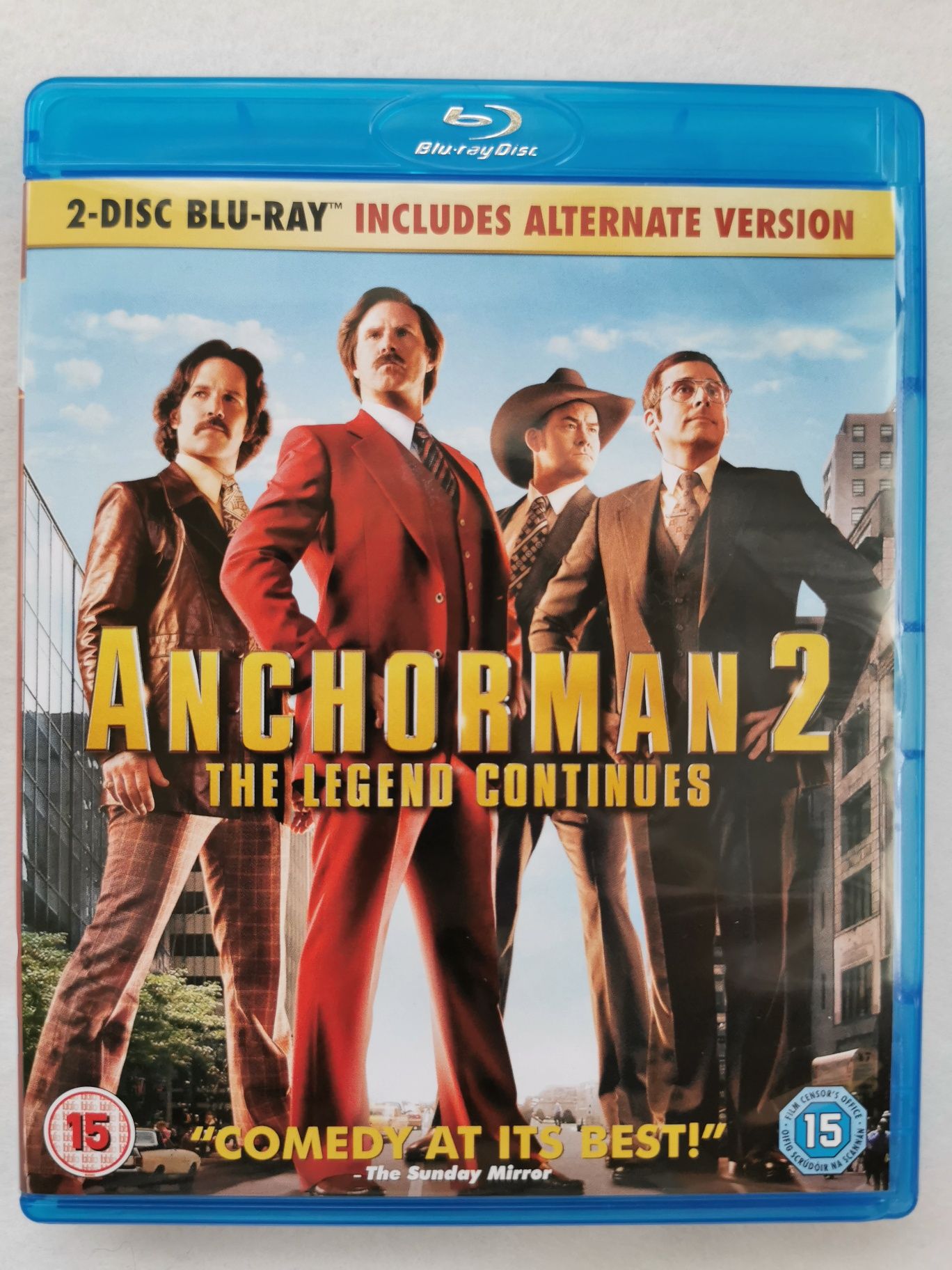 Anchorman 2 (Legenda Telewizji 2: Kontynuacja) Blu-ray (En) (2013)