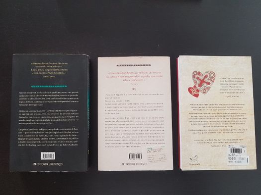 Lote 3 livros diversos autores