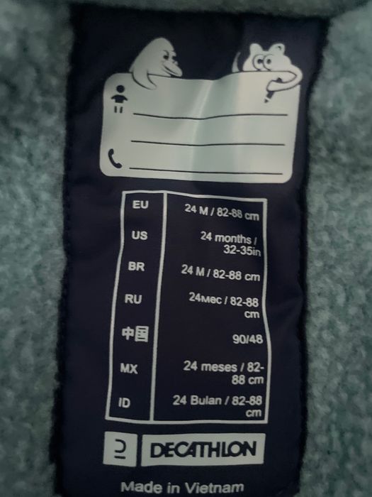 Fato de neve para criança novo