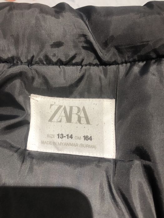 Зимовий пуховик zara на 164