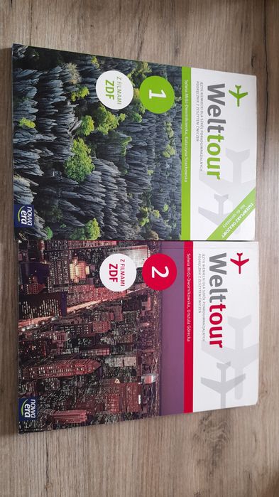 Welttour 1, 2 podręcznik z ćwiczeniami do niemieckiego