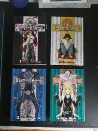 Death Note Mangás Vol. 1, 2, 3 e 4.