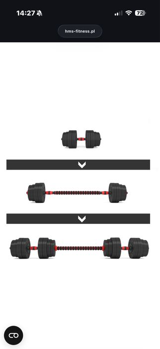 Zestaw ciężarów HMS