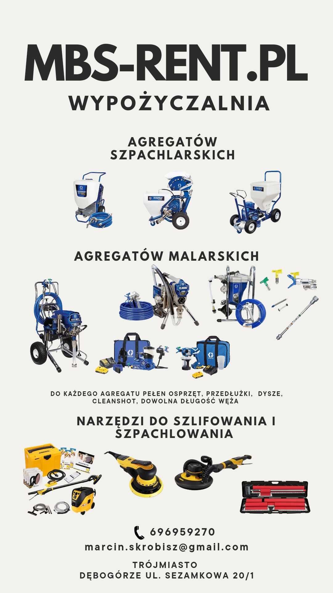 Pompa Agregat do malowania natrysku Antykorozji Epoksydu poliuretanu