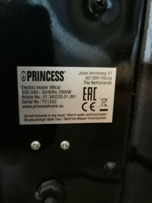 Aquecedor Princess Mika 2000W