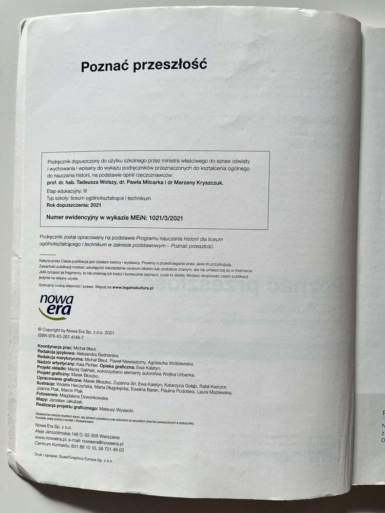 Poznać przeszłość 3 zakres podstawowy Nowa Era