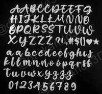 Cukierniczy alfabet litery KISS stemple odciskania masy DUŻY