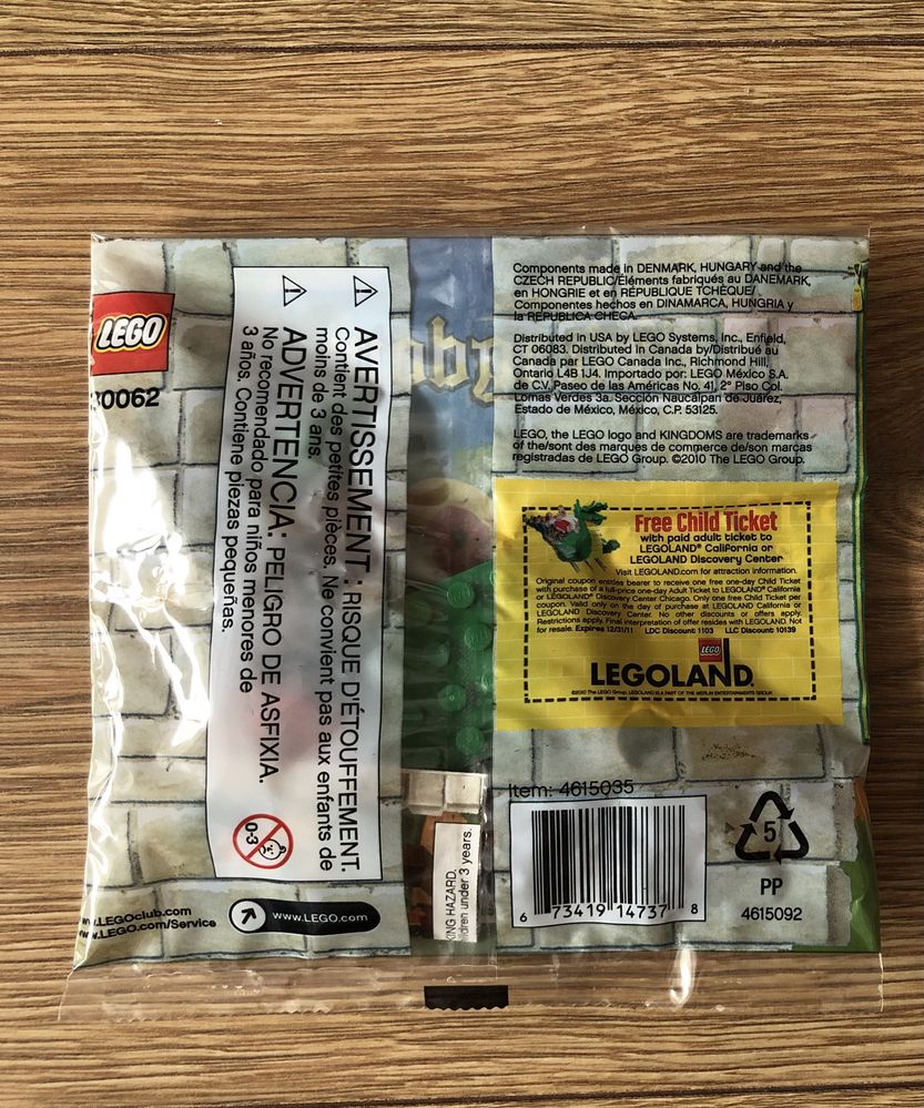 Nowy polybag Lego 30062 trening strzelecki CASTLE