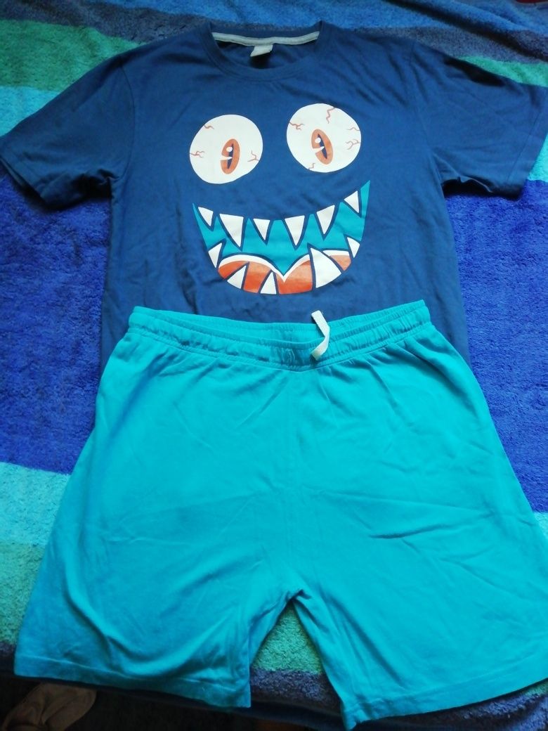 Pijama de rapaz Tam 14 arca Code oferta calção cinza