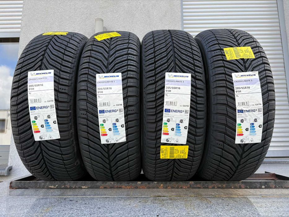 4szt całoroczne 205/55R16 Michelin CrossClimate3 91H 2025 rok!  gwaran