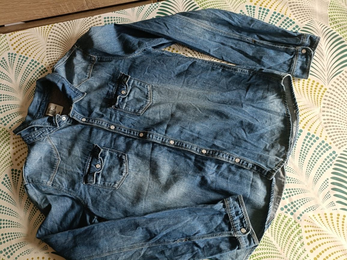 Koszula jeans rozmiar 170/S