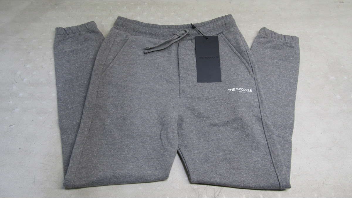Джогери THE KOOPLES Mens Gray Joggers in thick cotton