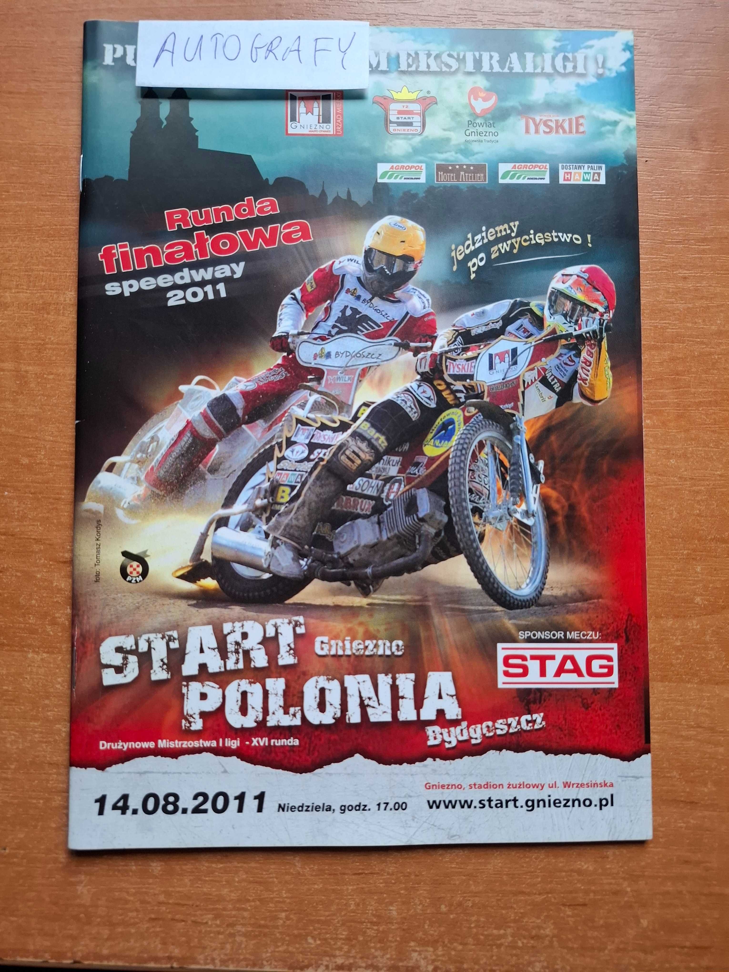 Żużel Start Gniezno, Orzeł Łódź, Polonia Bydgoszcz, programy meczowe