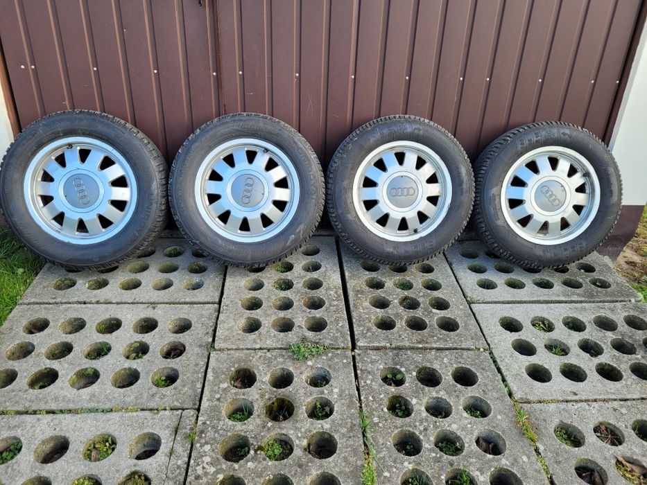 Opony 195.65.15 z felgami Audi A 4 b6 rozstaw  5x112