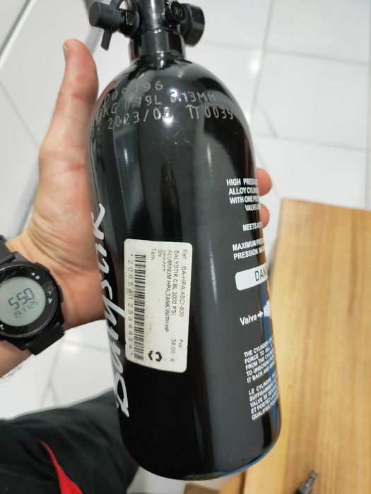 Kit HPA (Botija 0.8L, regulador e mangueira