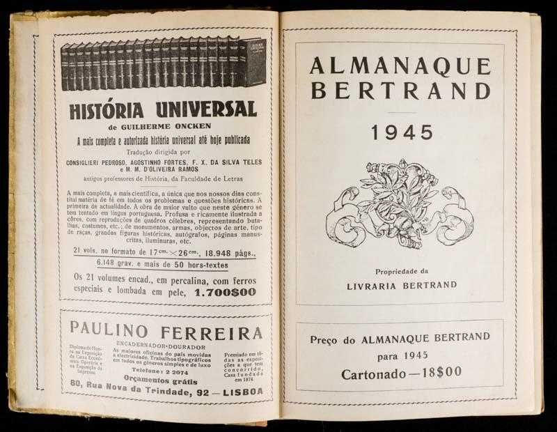 ALMANAQUE Bertrand 1945