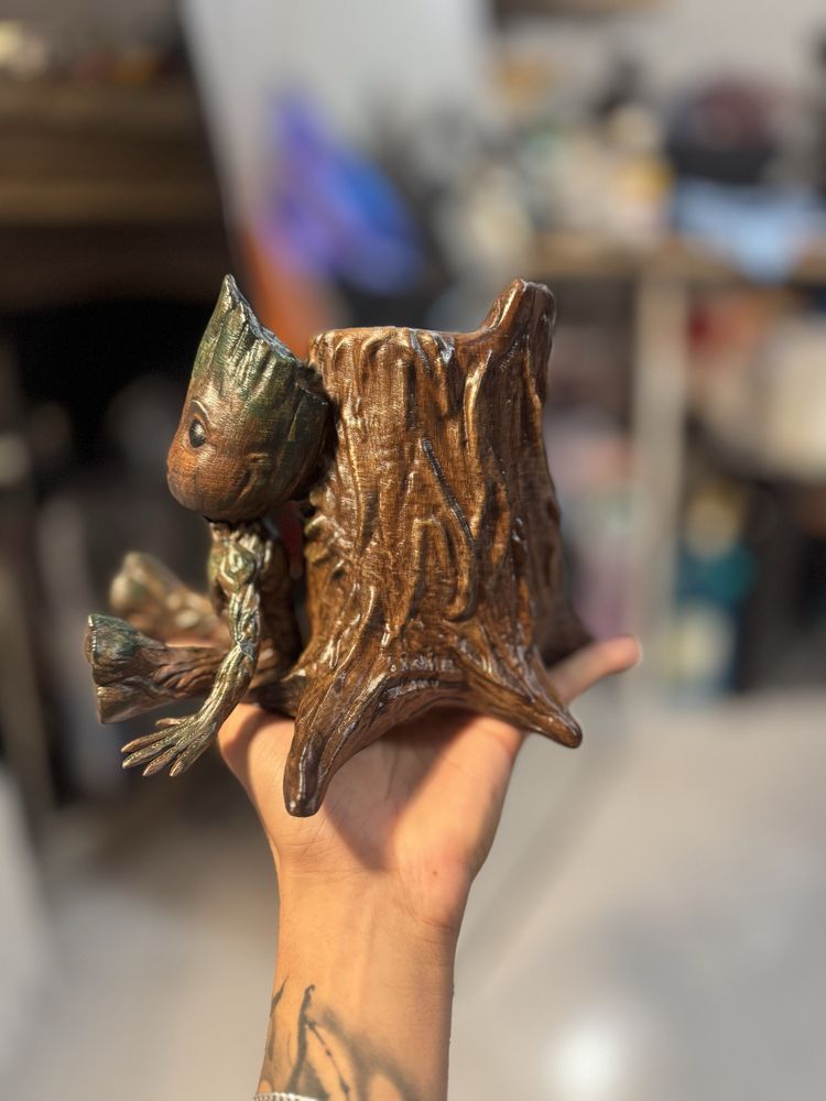 Porta Canetas Baby Groot